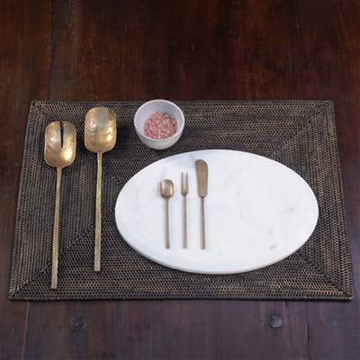 Brass Salad Servers