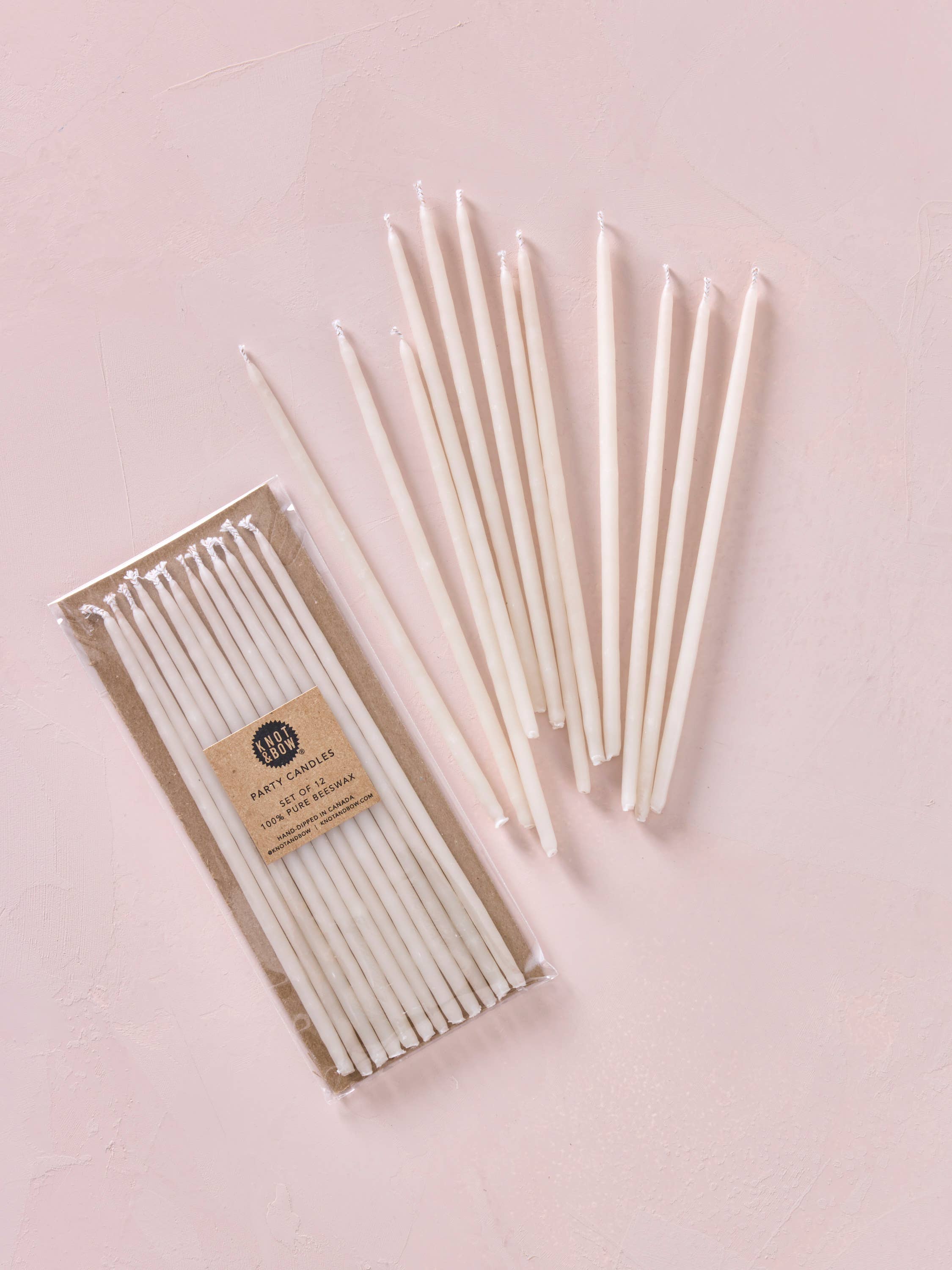 Beeswax Birthday Candle - Tall