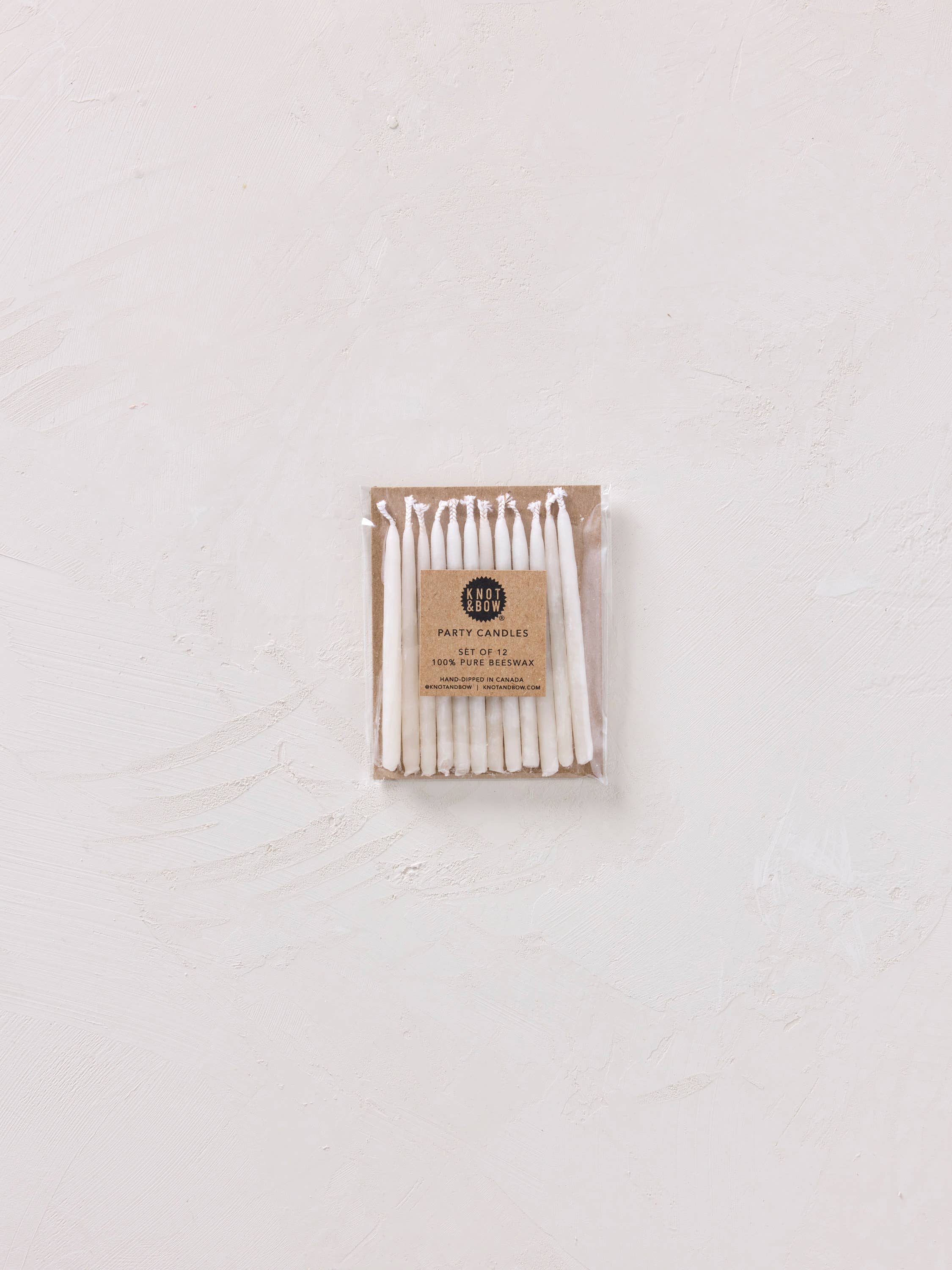 Beeswax Birthday Candle - Short