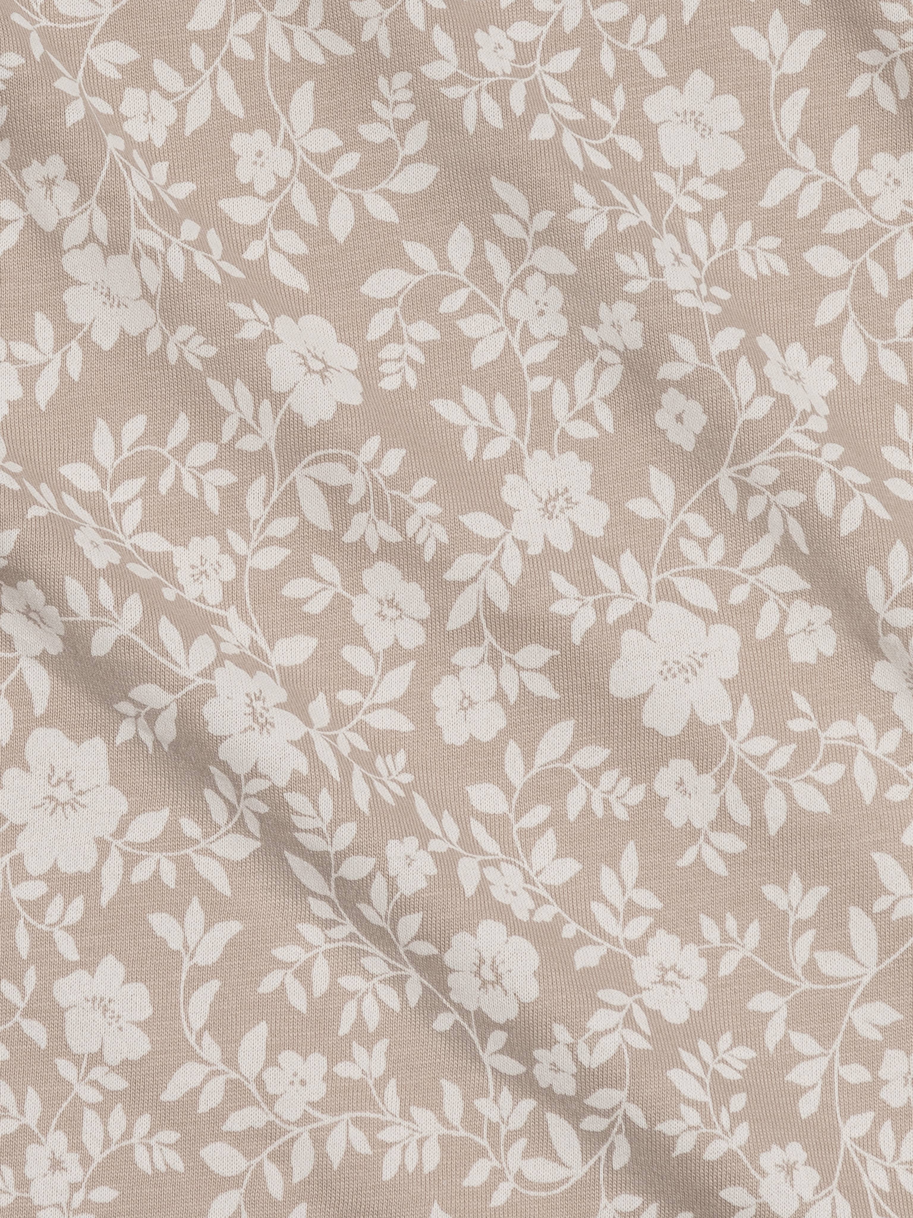Baby Swaddle - Grey Floral