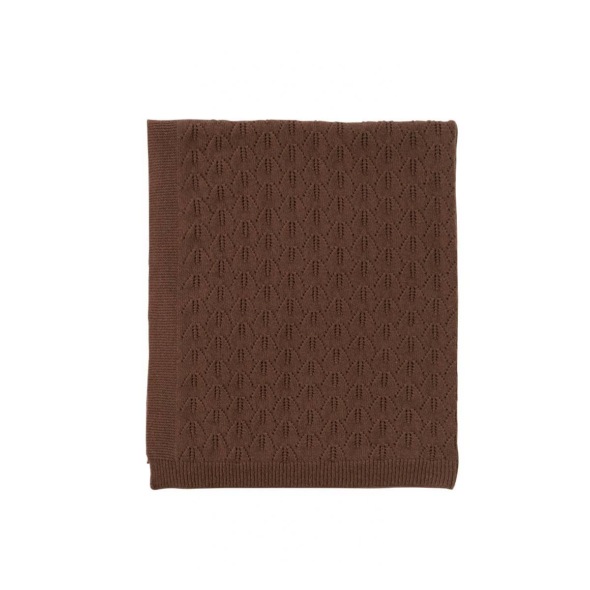 Baby Blanket - Merino Wool - Brown