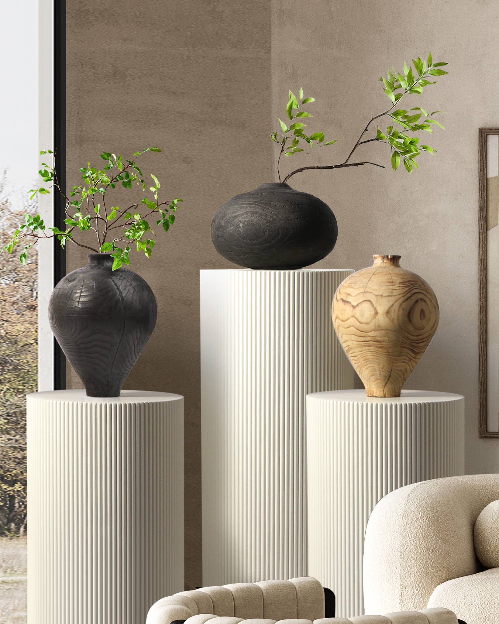 Wooden Vase - Small