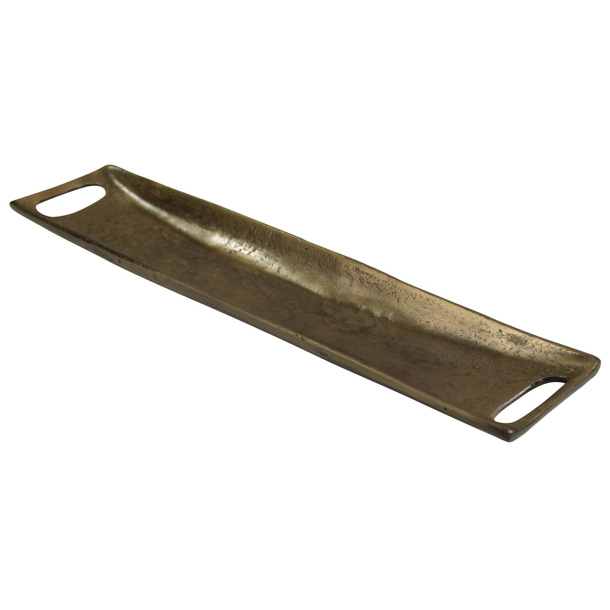 Brass Rectangle Tray Brass - Large