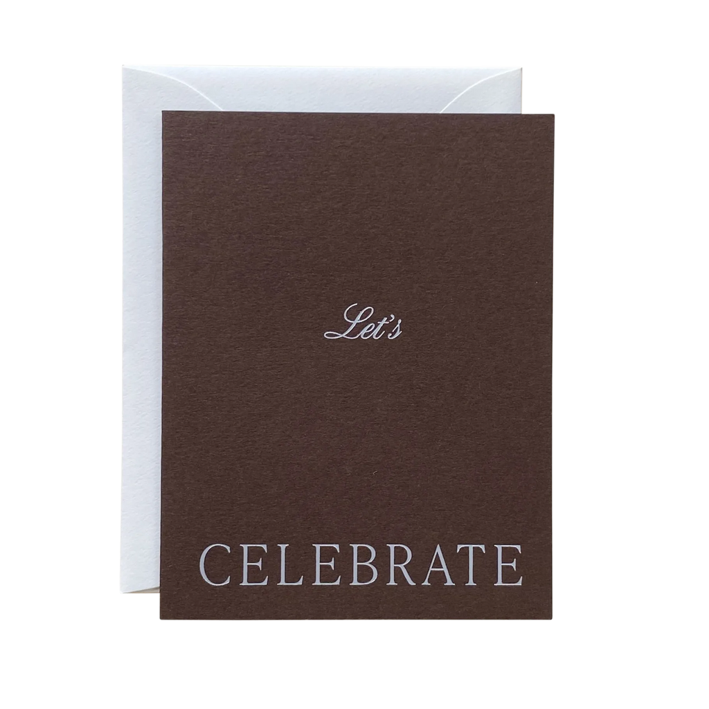 Card - Celebrate - Brown