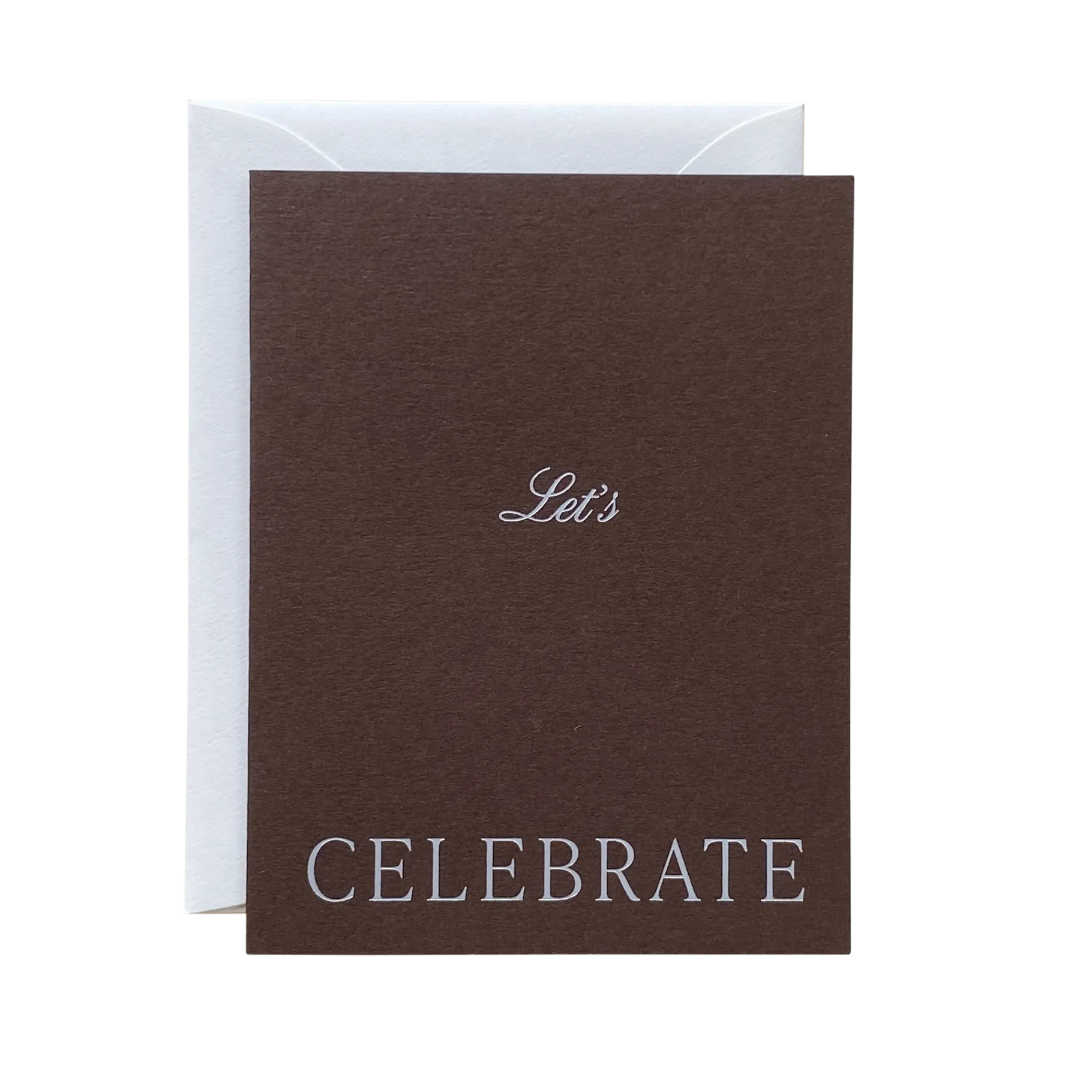 Card - Celebrate - Brown