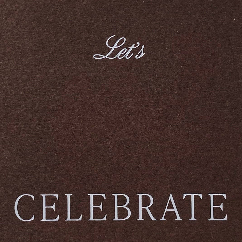 Card - Celebrate - Brown