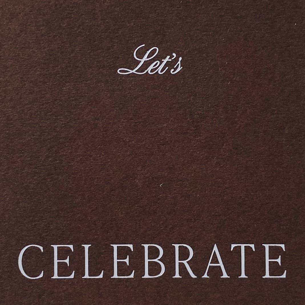 Card - Celebrate - Brown