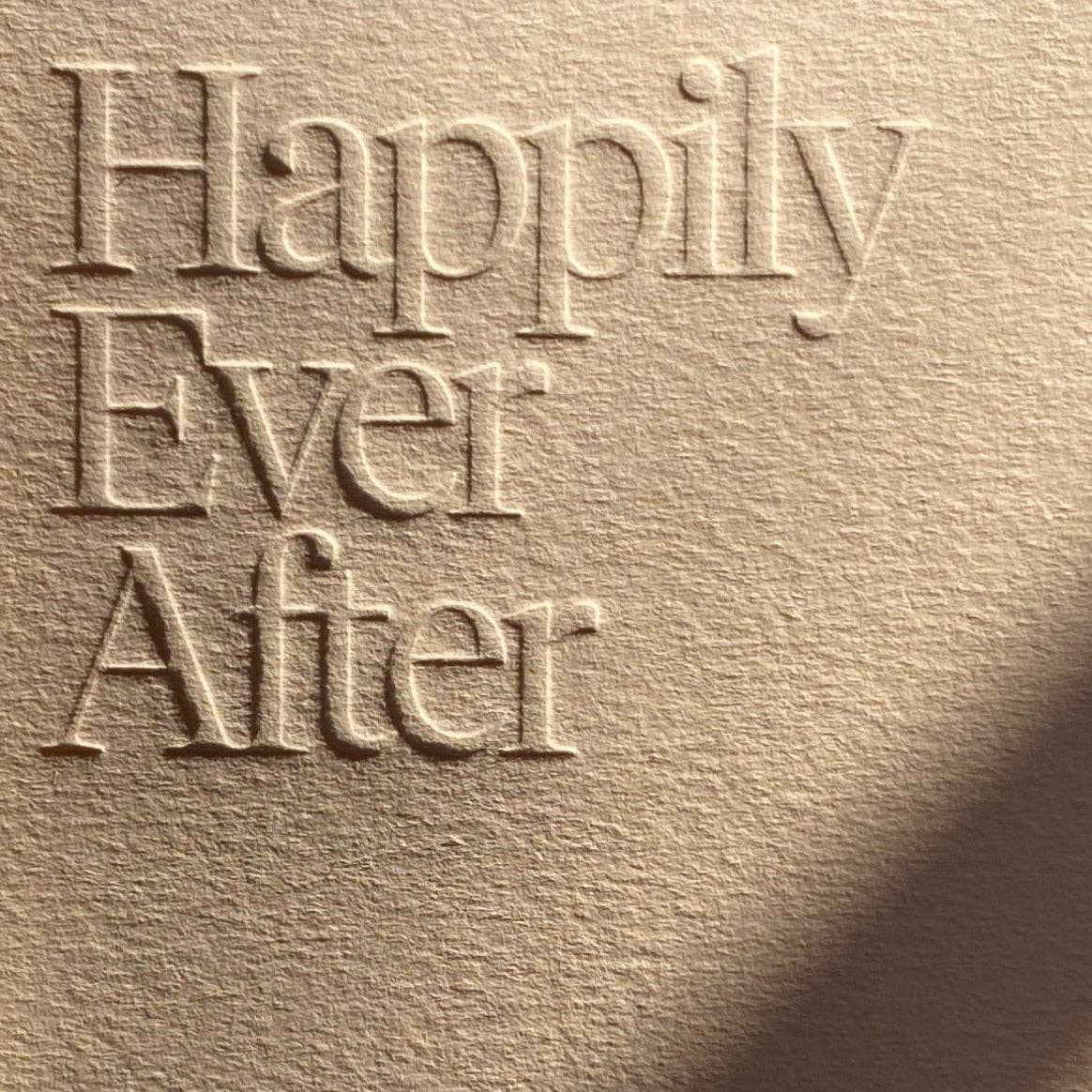 Card - Ever After - Natural