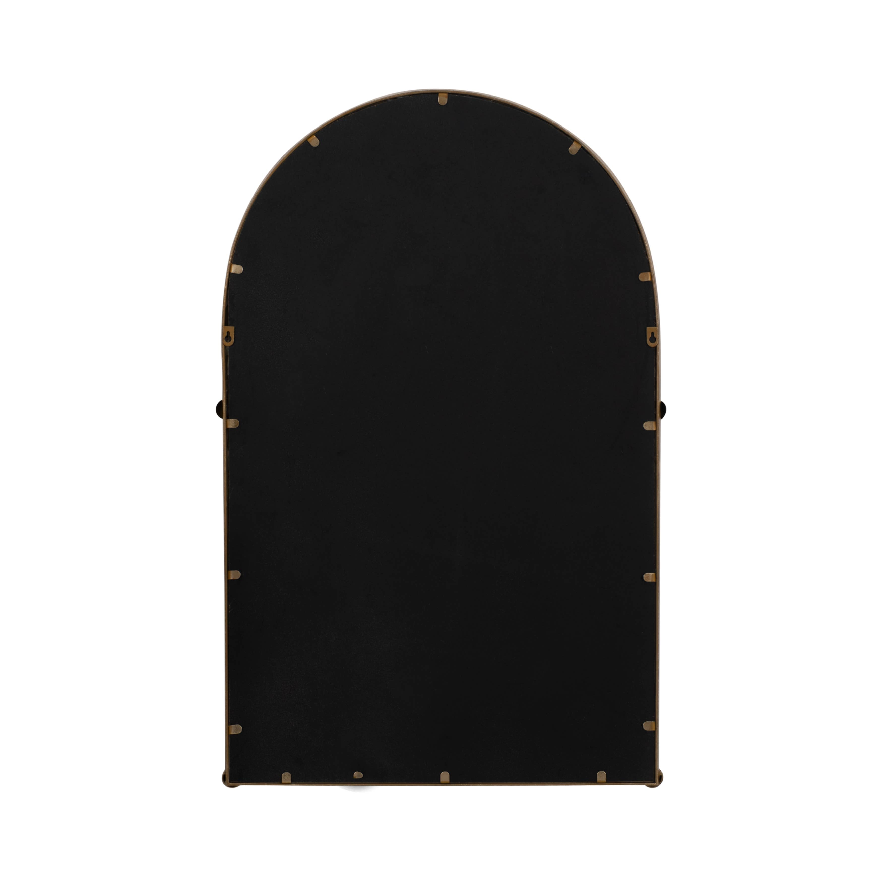 Arch Framed Mirror in Brass - 24x38