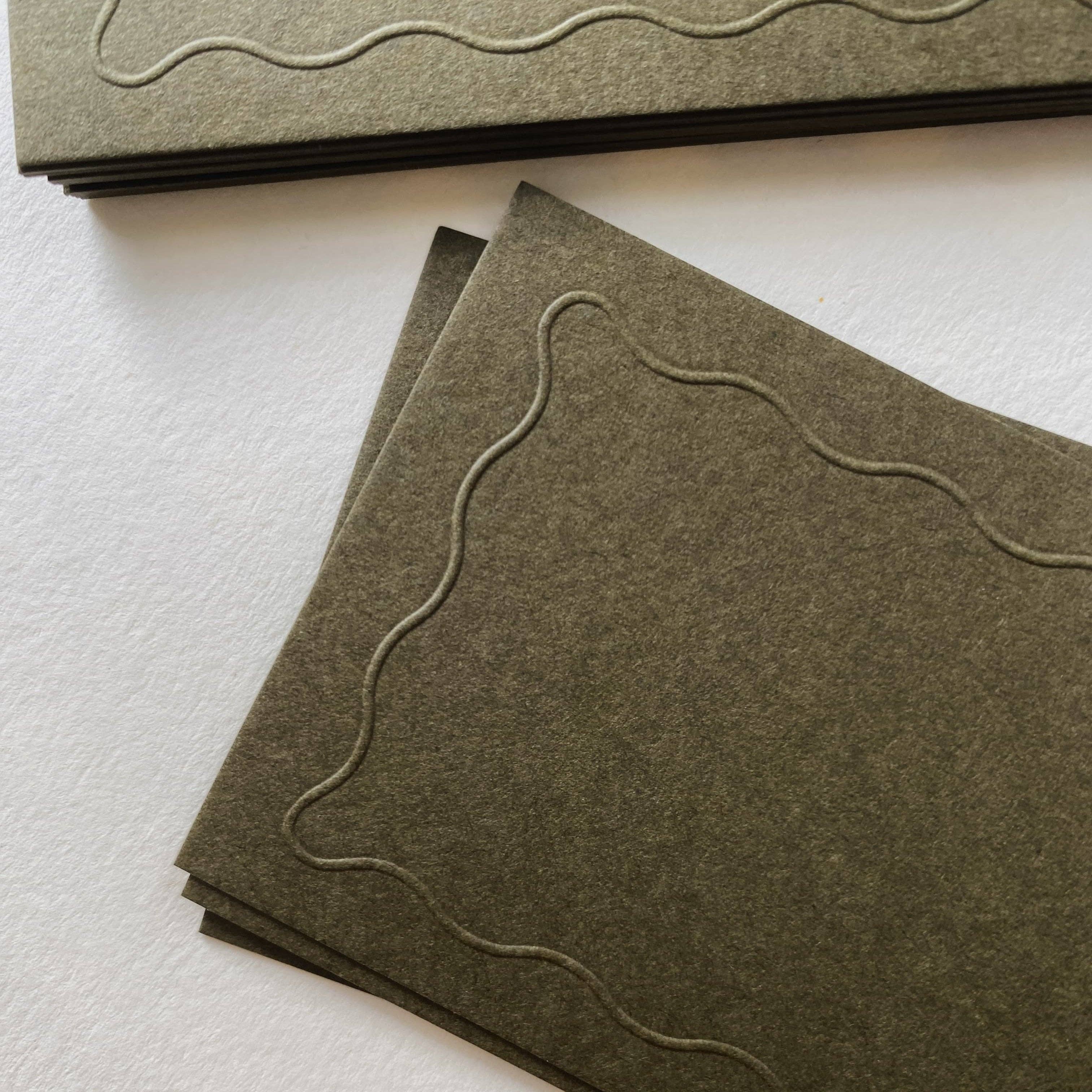 Squiggle Place Cards - Set of 12