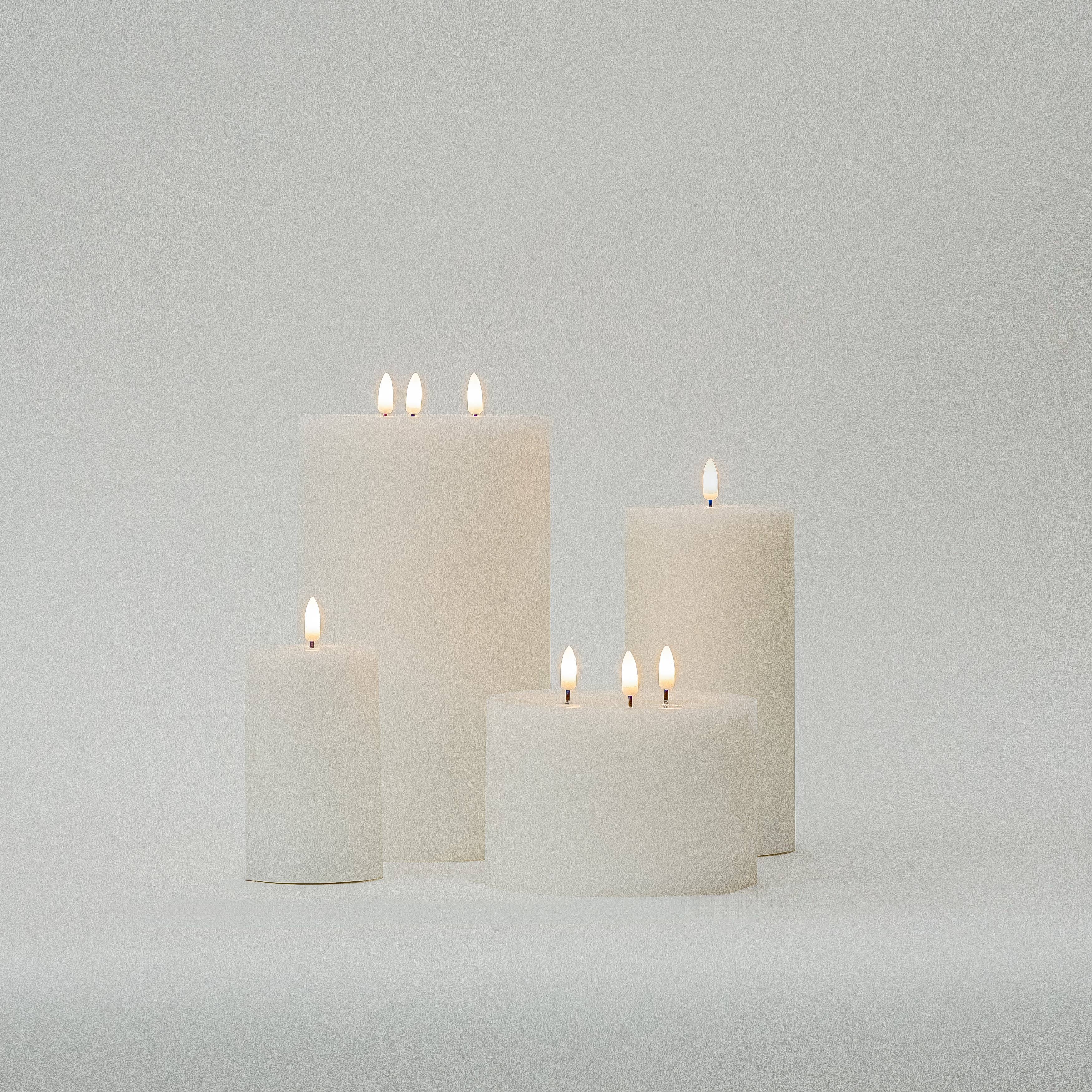 3 Wick SM Flameless Candle