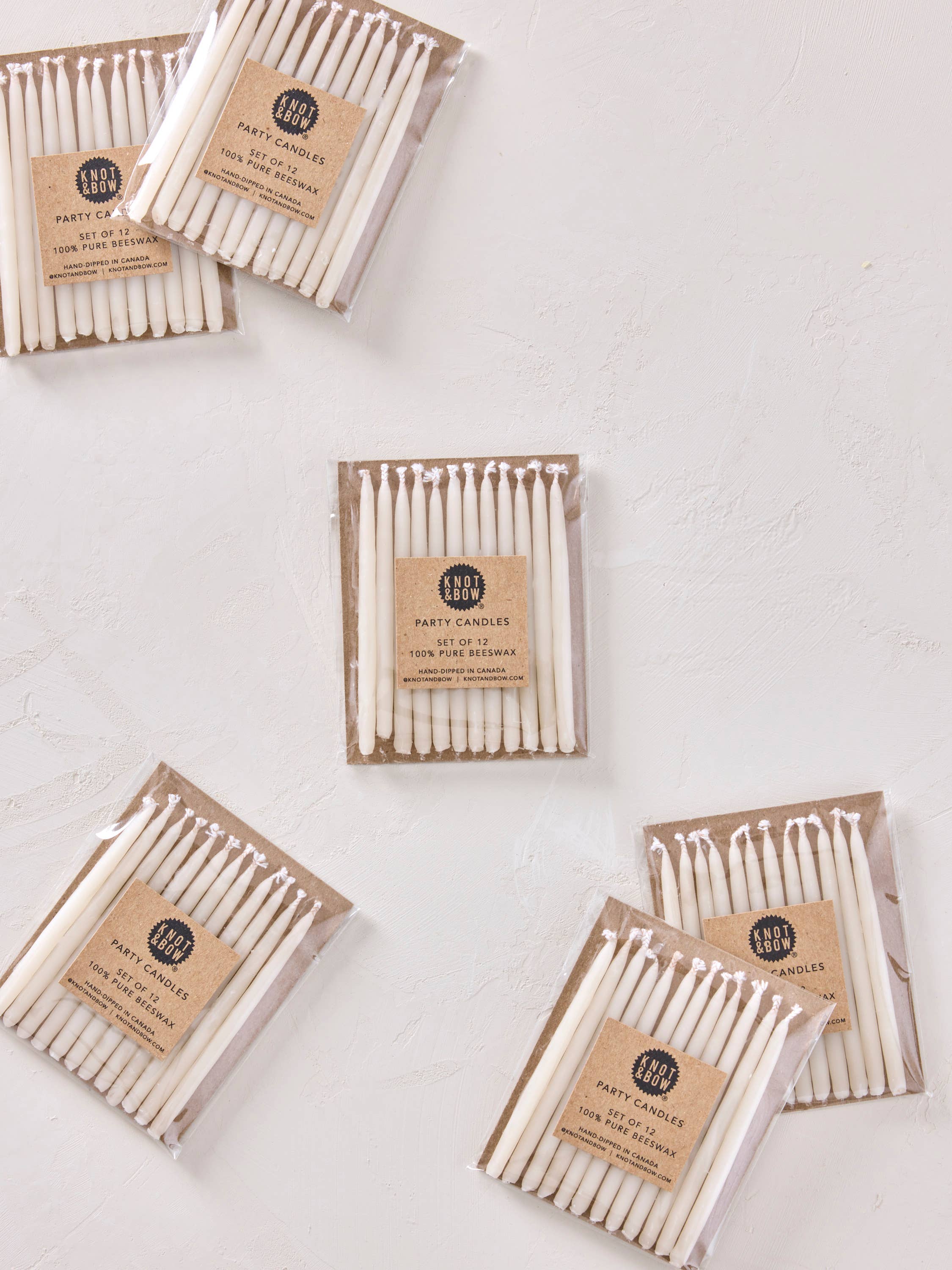 Beeswax Birthday Candle - Short