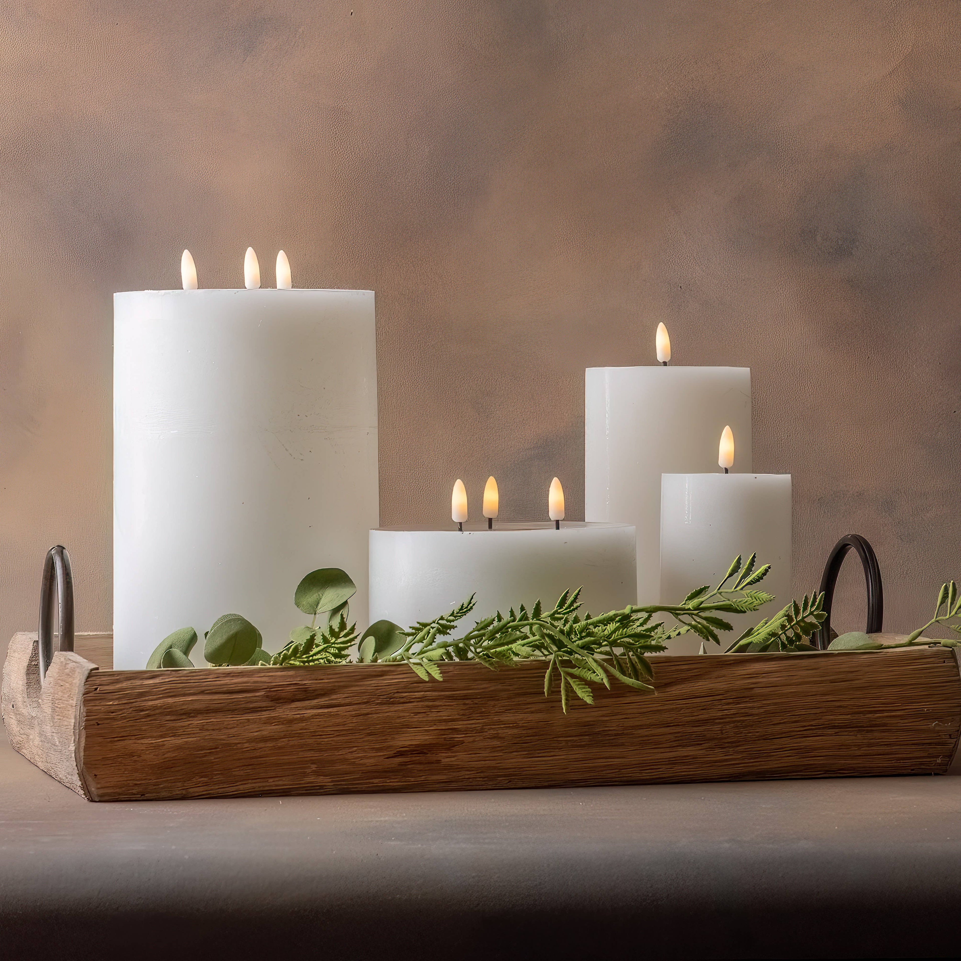 3 Wick SM Flameless Candle
