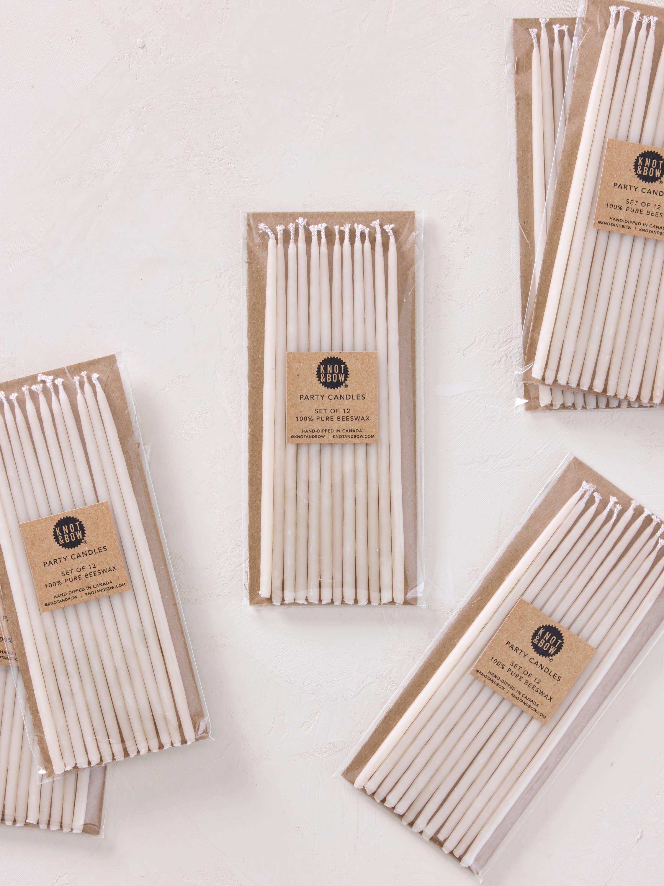 Beeswax Birthday Candle - Tall