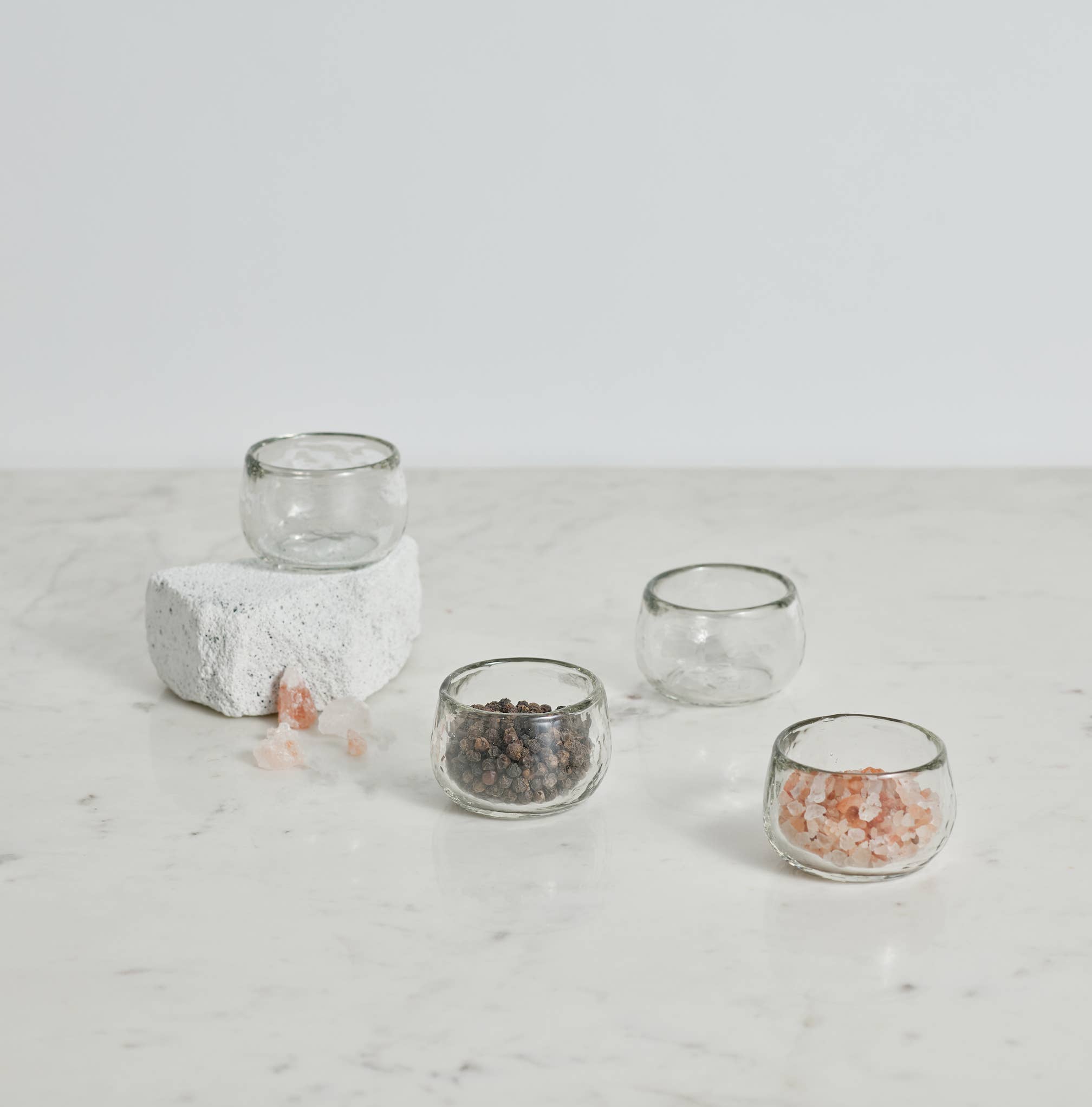 Pebbled Mini Bowls Set of 4