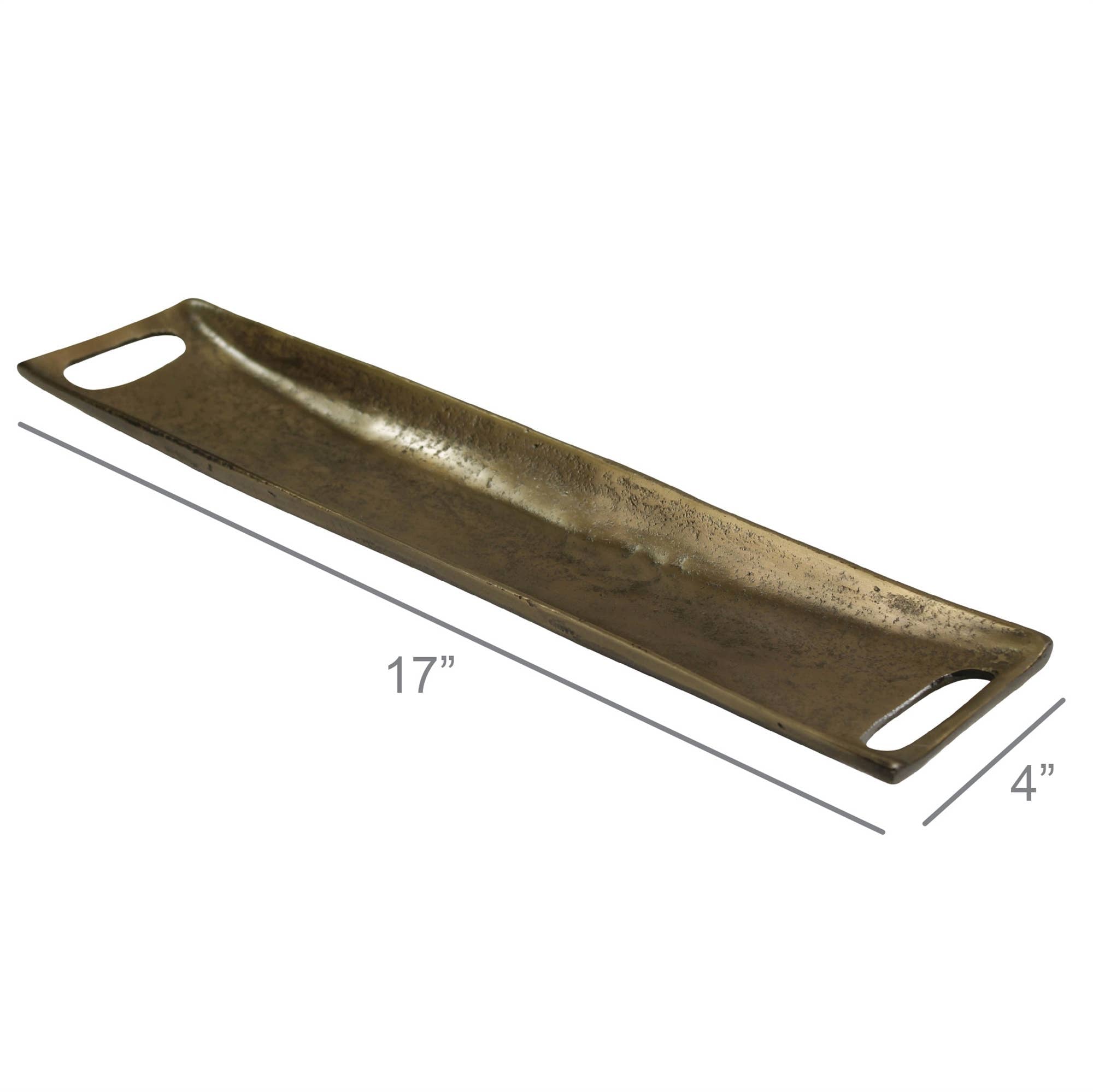 Brass Rectangle Tray Brass - Large