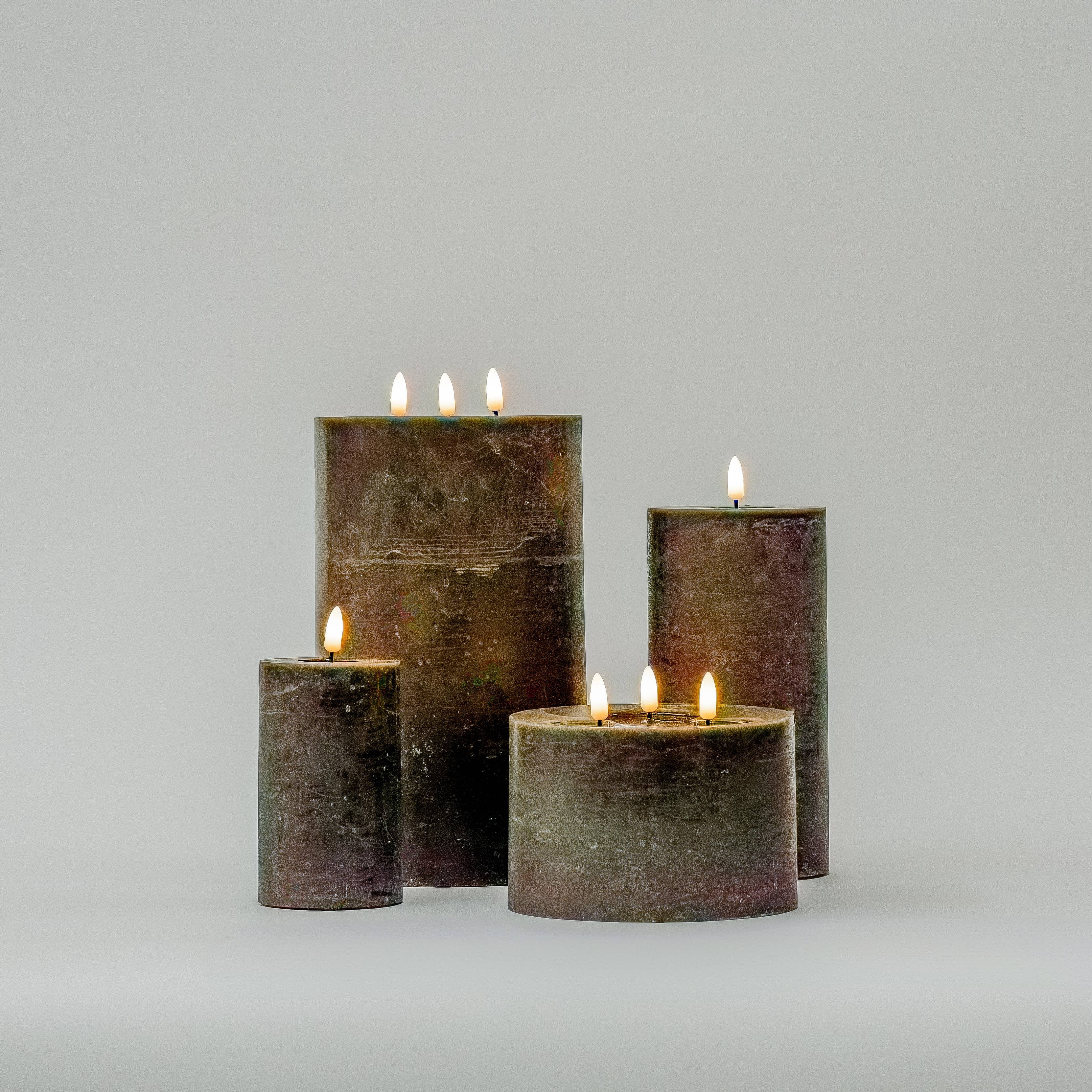 3 Wick SM Flameless Candle