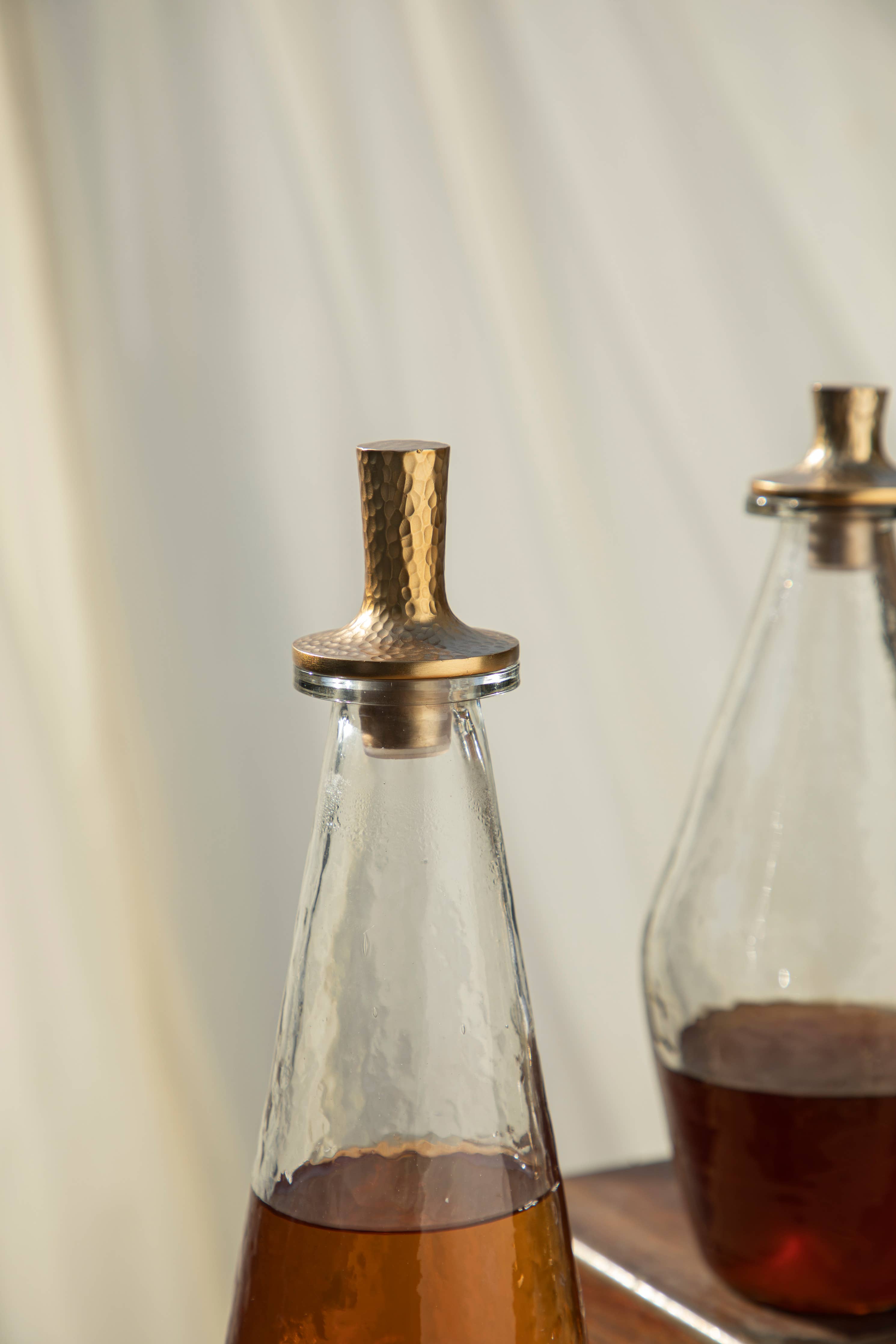 Pebbled Decanter - Tall